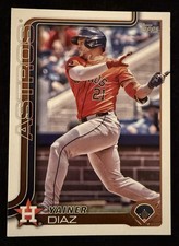 2025 Topps Series 1 #299 ⚾️ Yainer Diaz ⚾️ Houston Astros 🧑‍🚀