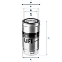 UFI Kraftstofffilter 24.417.00 FüR Alpina BMW Land Rover MG Rover