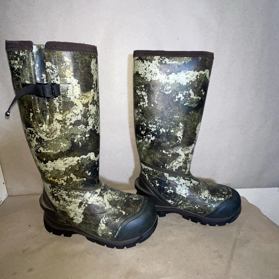 Cabela's Camouflage Comfort Trac Zoned 800G Rubber Boots Men's Size 11 (2786238) - Image 2 of 4