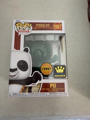 Funko Pop CHASE Kung Fu Panda - Po (Green Jade) Figure w/ Protector