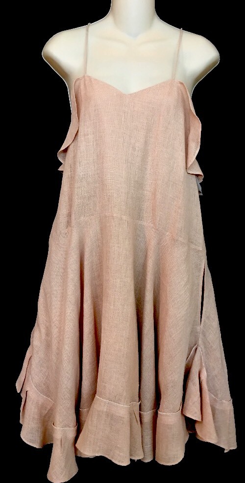 linen workwear dress Natural Linen Dress | Made in USA