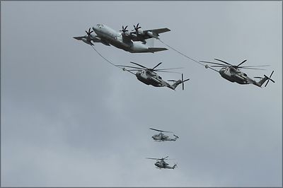 Poster, Many Sizes; C-130 Hercules Ch-53E Super Stallion Ah-1W Cobra Helicopter