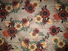2 Yds. Straw Flower's  Allover Cotton Quilt Fabric  
