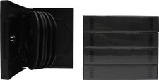  5 DV12R39BK 12-DVD Boxes Cases Multi Box Set Replacements Empty Disc 39MM NEW