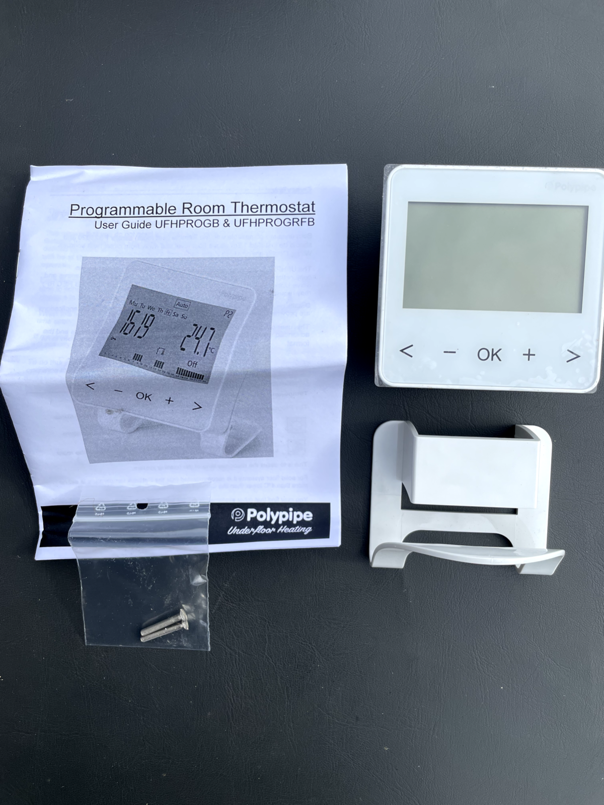 Polypipe Programmable Room Thermostat RF UFHPROGRFB New u0026amp; Boxed | eBay