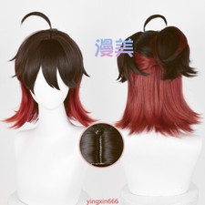 Genshin Impact Anime Cosplay Gaming Short Hair Wig Harajuku Hairpiece