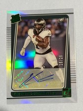 Kenneth Gainwell 🔥 2021 Panini Clearly Donruss Rated Rookie AUTO HOLO GREEN /25