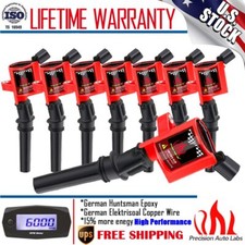 Paquete de 8 bobinas de súper encendido de alta energía DG508 para Ford F150 4,6 L 5,4 L 6,8 L V8