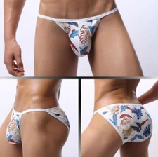 Men Swim Briefs Low Waist Beach Swimsuit Bikini Bathing Suit Shorts Trunks