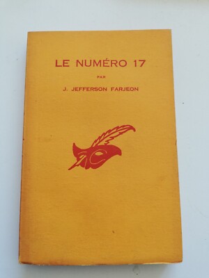 JEFFERSON FARJEON LE NUMBER 17 - LIBRAIRIE DES CHAMPS ELYSEES 1953