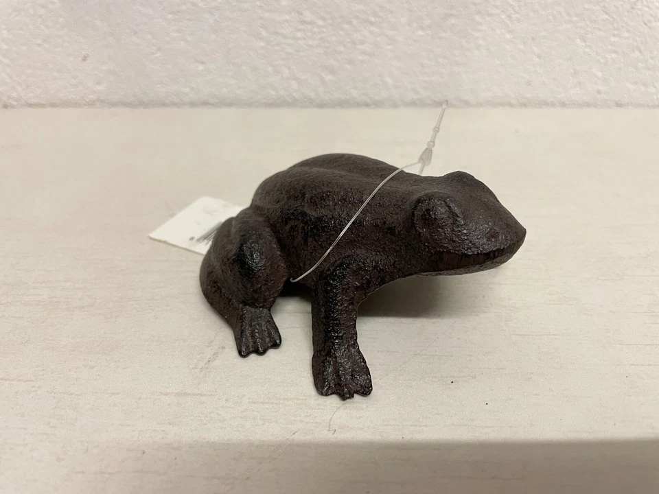 Gusseisen Spinne Frosch Eidechse Deko Figuren Figürchen Garten Haus Balkon Neu - Bild 2 von 4