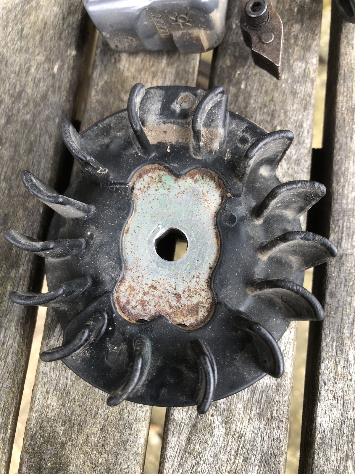 Mantis 2 Stroke Tiller Rotovator Engine Ignition Coil Module + Flywheel