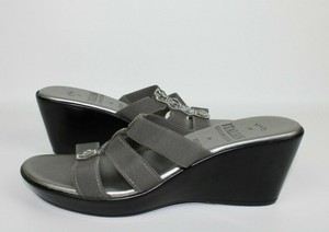Lyst - Topshop Nelson Chunky 2 Part Sandals in Metallic