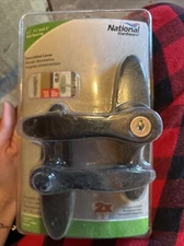 National Hardware Decorative Door Lever, Black  (N349-381)  FS