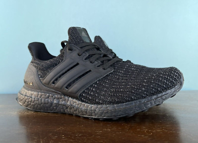 Adidas Ultraboost 4.0 DNA Triple Black Running Shoes Women's Size 6.5 GW2293