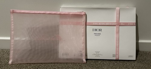 2023 Miss Dior Baby Pink Transparent Clutch Pouch Toiletries Collectable - 第 2/8 張圖片