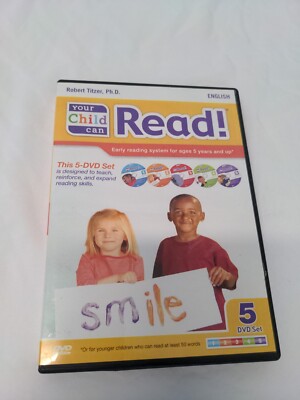 Your Child Can Read!  5 Disc DVD Set, Robert Titzer, PhD Developing Minds