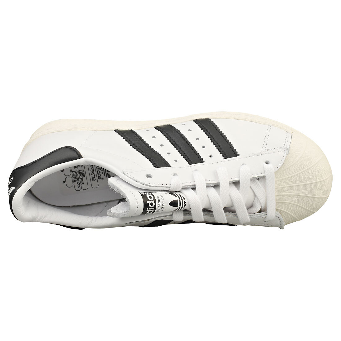 adidas Superstar 82 Mens Classic Sneakers in White Black - 4.5 US