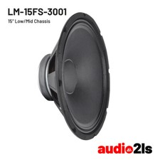 Stagetone LM-15FS-3001 woofer basso/medio altoparlante basso 15", 350 W AES, 8 Ohm
