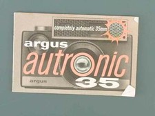 ARGUS AUTRONIC 35 INSTRUCTION BOOK/32323