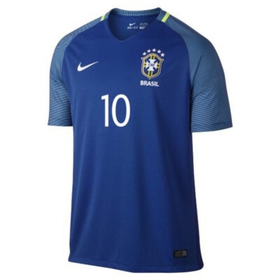 Nike NEYMAR. JR Brazil CBF S/S 2016/17 Away Jersey 724593-493