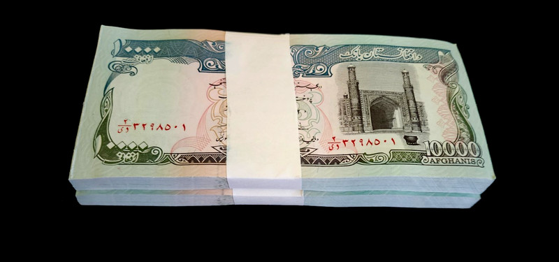 200 pcs x Afghanistan 10000 Afghanis Banknotes P63 1993 Bundles UNC Currency