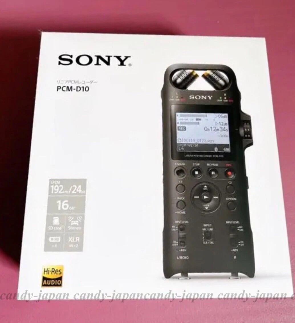 SONY PCM-D10 Linear PCM Recorder High Resolution Rec Playback 16GB