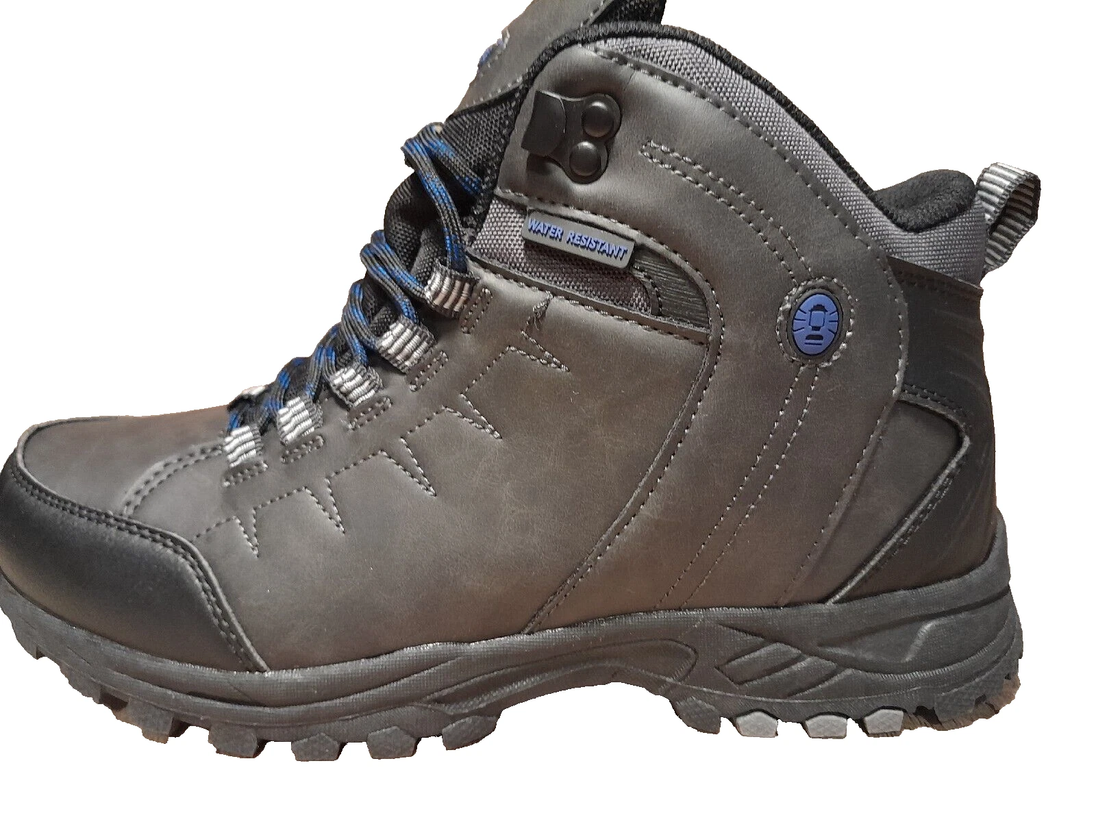 Coleman Black-Blue Waterproof Hiking Boots Size 8.5 Mens