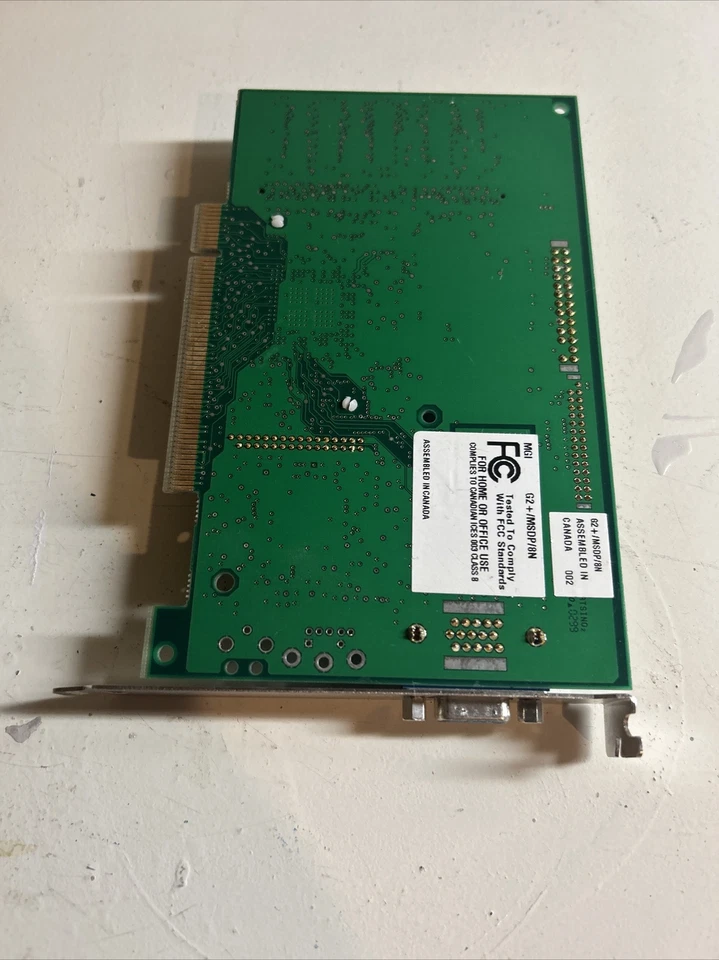 Creo MATROX 844-00 Rev. A MGI G2+/MILP/8D/IBM PCI Video Graphic Card - Image 2 of 2