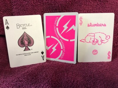 Bicycle Slumbers Fragment Ginza (pink) playing cards | eBay