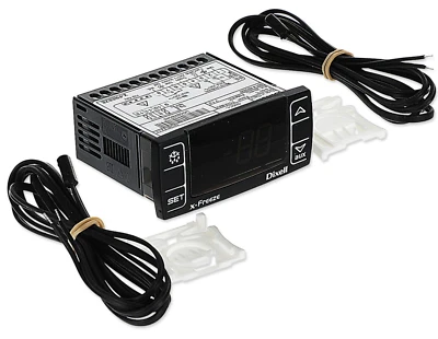 Dixell XR06CX 5N0C1 MIT 2 x NTC-SONDEN DIGITALCONTROLLER GEFRIERTHERMOSTAT