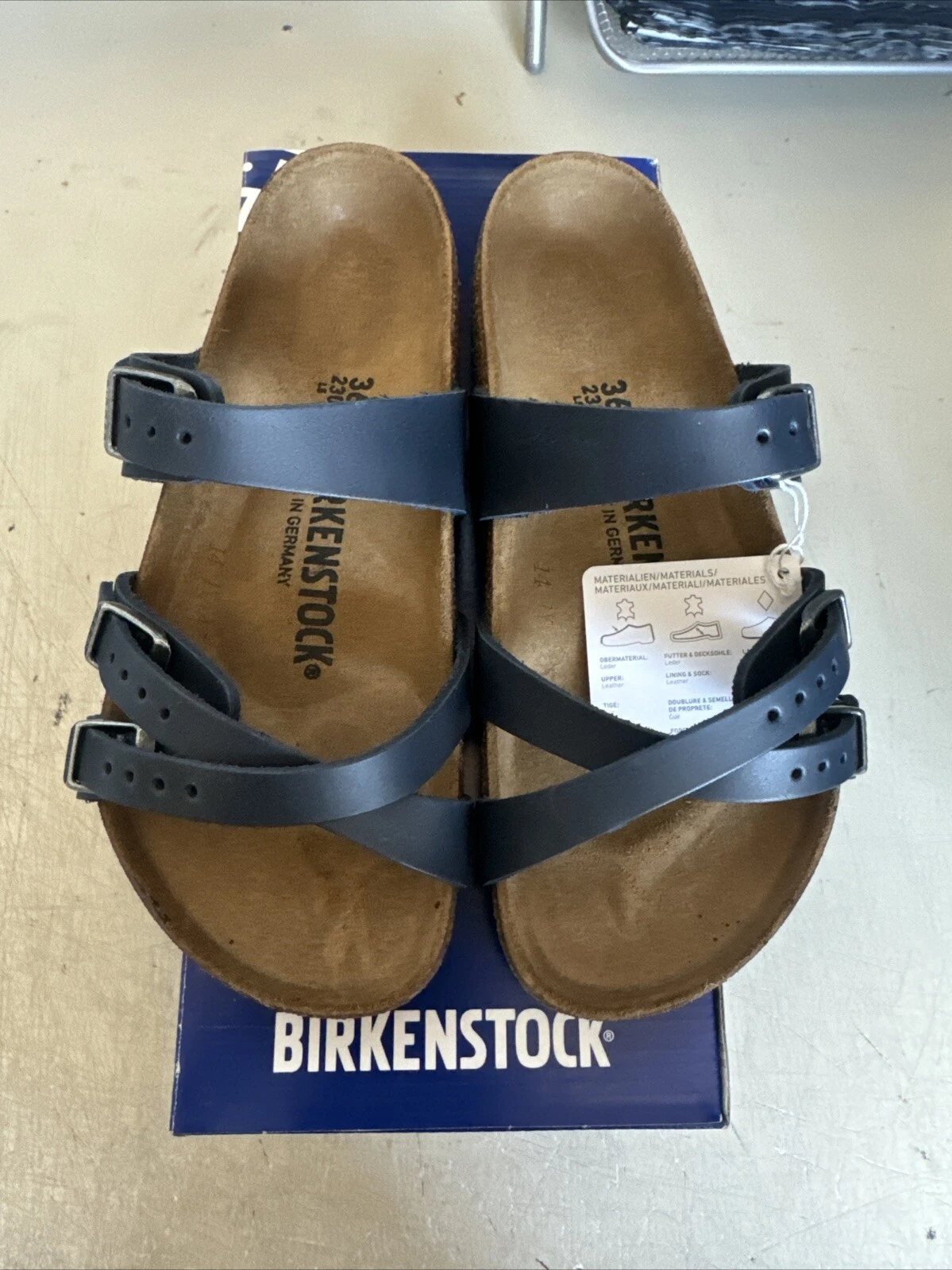 PICK - Birkenstock Women's Franca BLUE Natural Cork Footbed Regular Fit Sandal