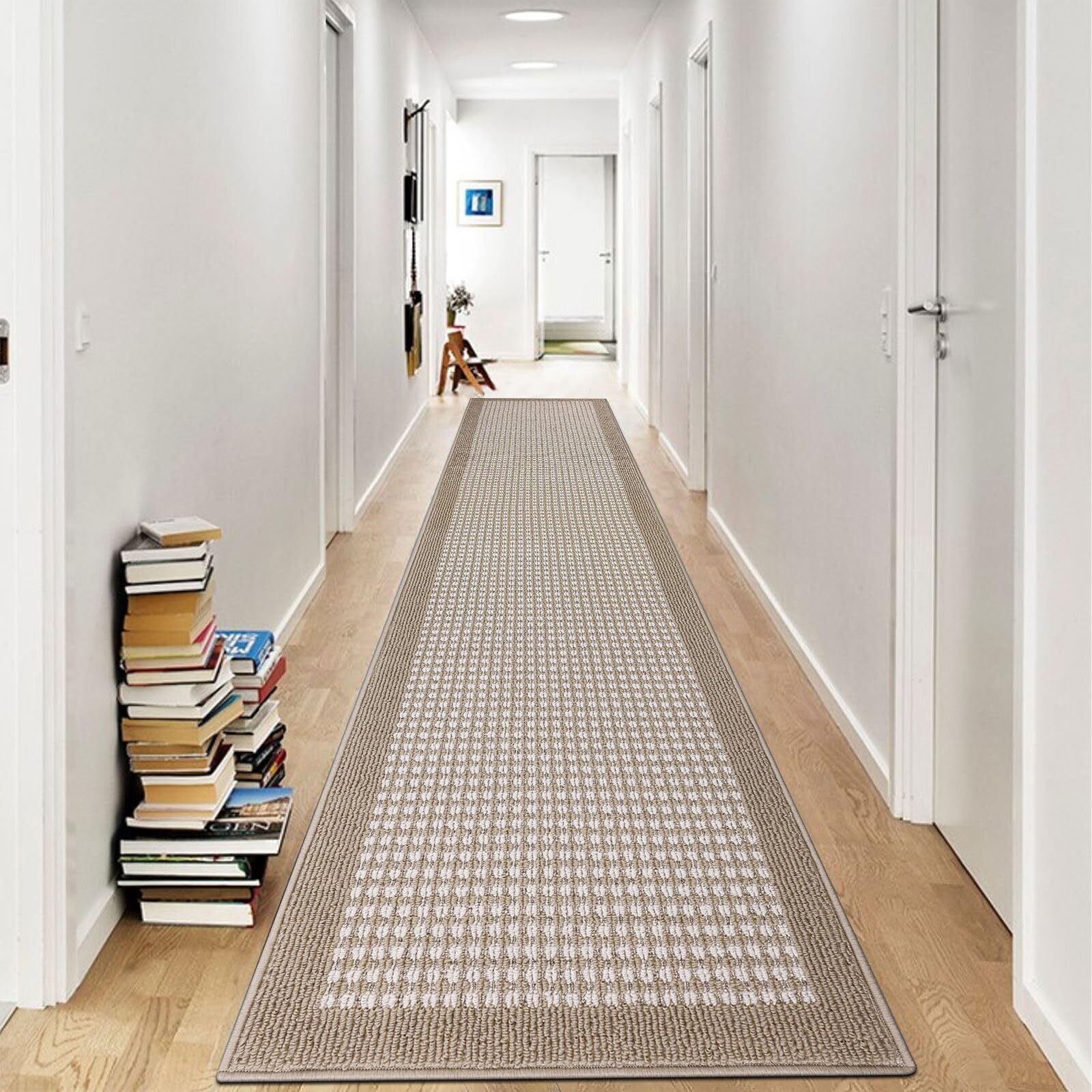 Ileading Hallway Runner Rug 2'x10' Heavy-Duty Durable Entryway Floor Mat with...