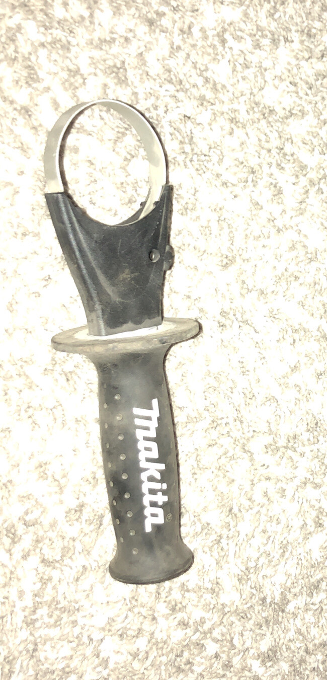 Makita Grip Handle Grinder Tool Construction Screw In Black Cutting Used Black