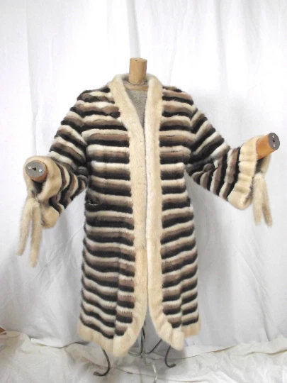 Mink tail hotsell fur coat