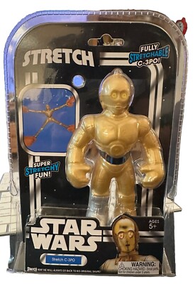 STRETCH STAR WARS C-3PO STRETCH TOY. STRETCH ARMSTRONG, AMAZING STRETCHY FUN. 7 