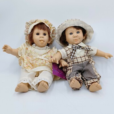 My Pal Collection GiGo Toy Expression Dolls lot of 2. Vintage. Pre-owned 