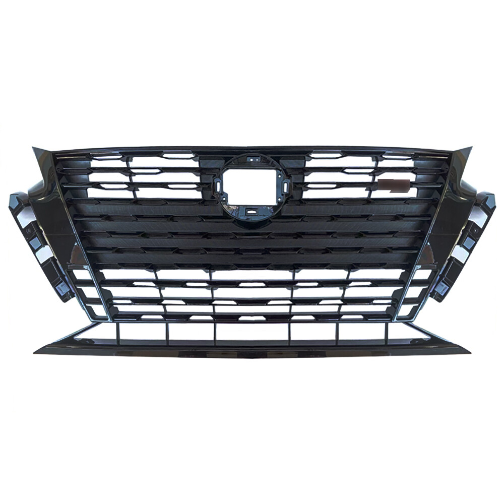 For 2023 2024 Nissan Altima SR Front Bumper Upper Grille Assembly Black Trim New