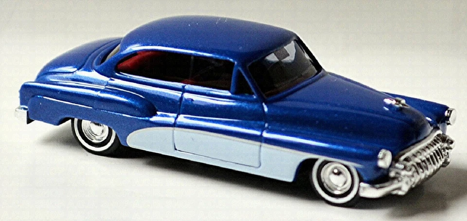 Buick '50 Deluxe Super! Serie 50 Berlina 1953-58 Rblau + Bianco 1:87 Busch 44720 - Immagine 3 di 4