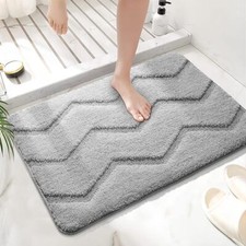 TOUPGIVME Bath Mats for Bathroom, Soft Absorbent Mat Multiple Sizes / Colours