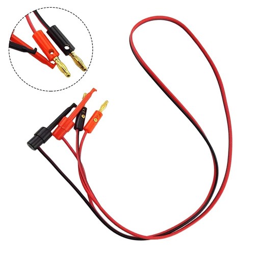 Zuverlässiger Haken Clip Elektrokabel Messleitungen mit Bananenstecker Steckver - Bild 3 von 23
