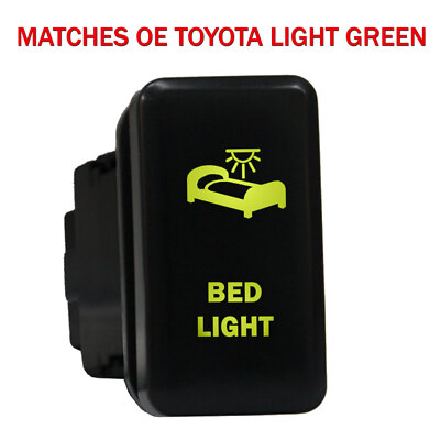 BED LIGHT 8B60NG Push switch 12volt For Toyota OEM Tacoma LED NEW GREEN