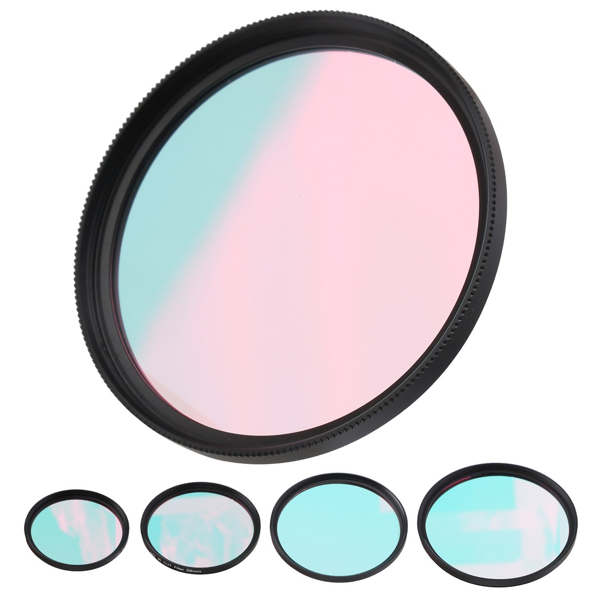 Optical Glass UV‑IR Cut Filter Infrared Pass Lens Filter for