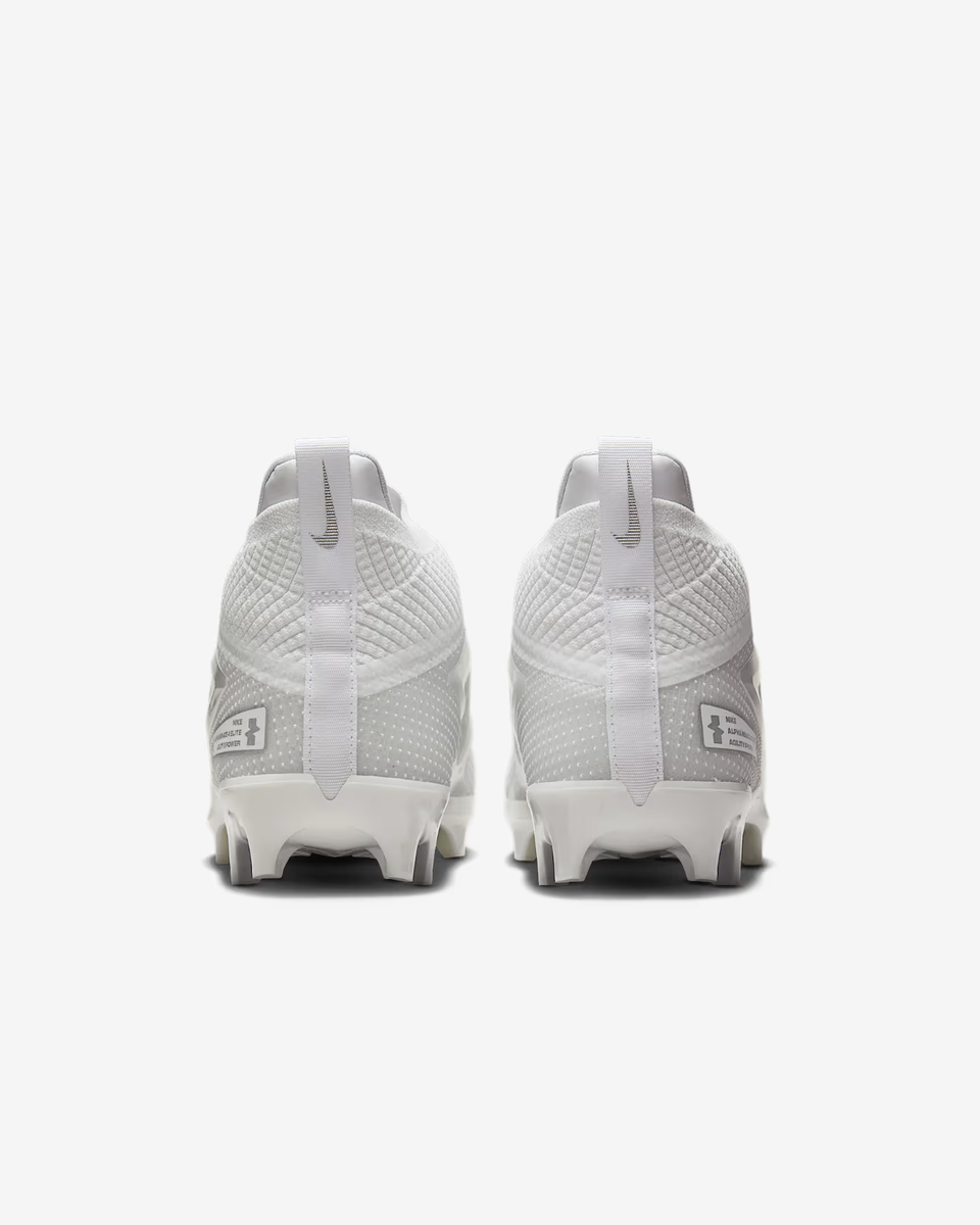 Nike Alpha Menace 4 Elite Football Cleats White Silver Men display picture 2