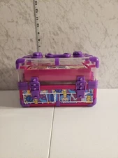 Disney Princess Makeup Box Carry Case Pretend Play Lip Gloss Eye Shadow Nails