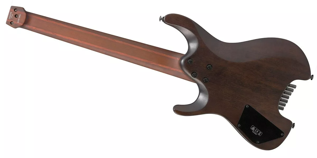 Ibanez QX527PB-ABS Antique Brown Stained Quest Series 7-String Headless Guitar