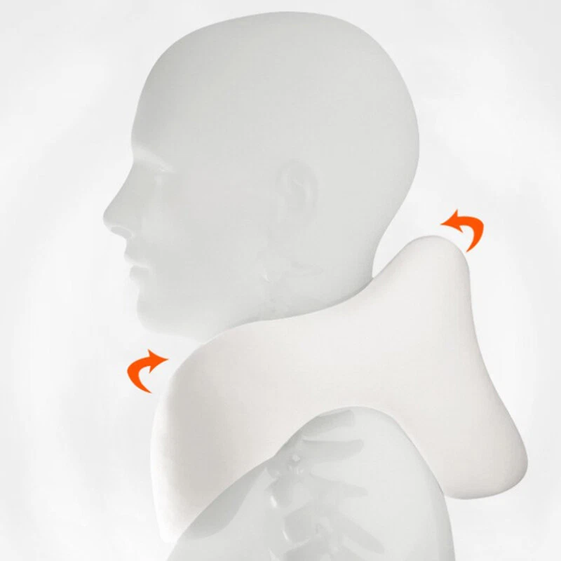Travel Pillow U-Shape Pure Memory Foam Neck Pillow For Airplane Office NapPW