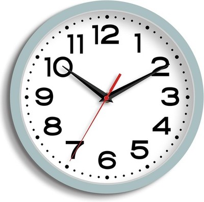 Wall Clock Silent Non-Ticking Modern Clock Battery Operated 8 Inch Small Classic