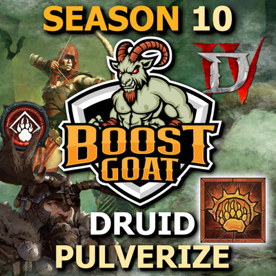 Diablo 4 | Season 10 SC   Pulverize - Druid   Endgame Builds   PC PS XBO