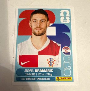Panini FIFA World Cup 2026 Andrej Kramarić CRO 19 Croatia Player Portrait